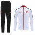 Flamengo White Soccer Jacket Men's Football Tracksuit Training 2021-2022