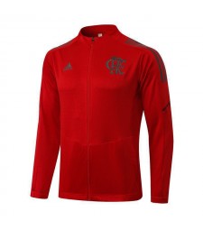 Flamengo Red Men's Football Jacket Soccer Tracksuit 2021-2022