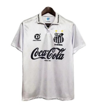 Retro Santos Home Soccer Jerseys Mens Football Shirts Uniforms 1993