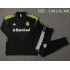 Sport Club Internacional Black Yellow Men's Soccer Tracksuit Football Kit 2021-2022