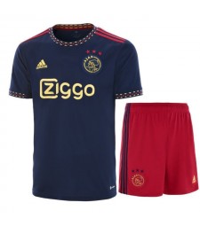 Ajax Away Kids Kit Soccer Jersey Football Shirt Youth Uniforms 2022-2023