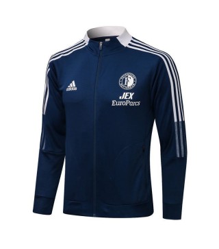 Feyenoord Royal Blue Men's Football Jacket Soccer Tracksuit 2021-2022