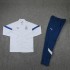 Marseille Soccer Jacket Men's White Football Tracksuit Set 2022-2023