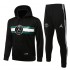 Jordan Paris Saint-Germain Black Green Men's Football Hooded Soccer Tracksuit 2021-2022