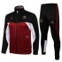 Jordan Paris Saint-Germain Black/Red Soccer Jacket Pants Mens Football Tracksuit Uniforms 2021-2022