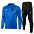 Jordan Paris Saint-Germain Blue Soccer Jacket Pants Mens Football Tracksuit Uniforms 2021-2022