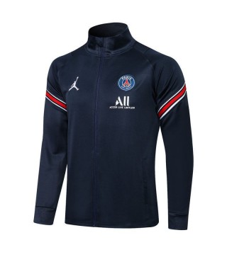 Jordan Paris Saint-Germain Royal Blue Soccer Jacket Pants Mens Football Tracksuit Uniforms 2021-2022