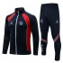 Jordan Paris Saint-Germain Royal Blue  Red Men's Football Jacket Soccer Tracksuit 2021-2022