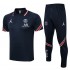 Jordan Paris Saint-Germain Royal Blue Men's Soccer Polo Football Uniform 2021-2022