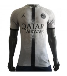 Jordan Paris Saint-Germain Gray Special Soccer Jersey Men's Player Version Football Shirt 2022-2023