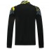 Borussia Dortmund Black Yellow Soccer Jacket Men's Football Tracksuit Training 2021-2022
