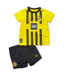 Borussia Dortmund Kids Home Kits Maillot de football Maillots de football pour jeunes Uniformes pour enfants 2022-2023