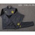 Borussia Dortmund Black Gray Men's Football Jacket Soccer Tracksuit 2021-2022