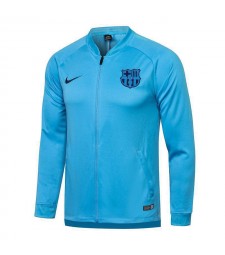 Barcelona Sky Blue Soccer Jacket Pants Mens Football Tracksuit Uniforms 2021-2022