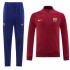 Barcelona Soccer Jacket Men's Red Football Tracksuit Set 2022-2023