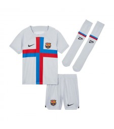 Barcelona Third Kids Kits Football Shirts  Soccer jerseys Children Uniforms 2022-2023