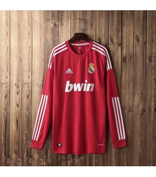 Real Madrid Champions League Retro Long Sleeve Soccer Jerseys Mens Football Shirts 2012