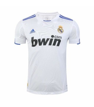 Real Madrid Home Retro Soccer Jerseys Mens Football Shirts 2010-2011