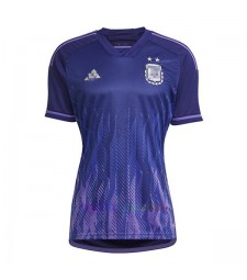 Argentine Away Soccer Jersey Vêtements de football féminin Uniformes féminins Coupe du monde Qatar 2022