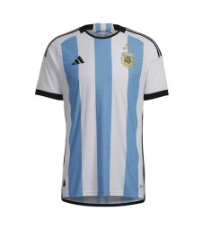 Maillot de football Argentine Maillot de football domicile pour homme Coupe du Monde de la FIFA, Qatar 2022