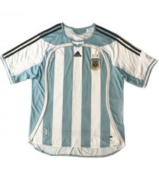 Argentine Retro Home Soccer Jerseys Maillots de football pour hommes Uniformes 2006
