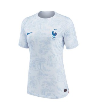 France Away Soccer Jersey Vêtements de football féminin Uniformes féminins Coupe du monde Qatar 2022