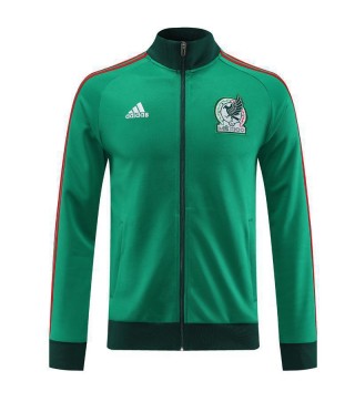 Mexico Green Soccer Jacket Men's Football Tracksuit Set 2022-2023