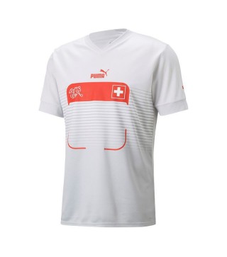 Switzerland Away Soccer Jersey Men's Football Shirt FIFA World Cup Qatar 2022