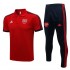 Arsenal Red Black Men's Soccer Polo Football Uniform 2021-2022