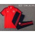 Arsenal Red Black Men's Soccer Polo Football Uniform 2021-2022