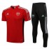 Arsenal Red White Men's Soccer Polo Football Uniform 2021-2022