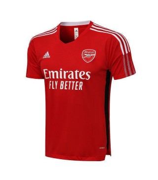 Arsenal Red White Men's Soccer Training Jerseys Football Uniform 2021-2022