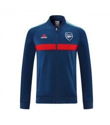Arsenal Royal Blue Red Soccer Jacket Survêtement de football pour homme Entraînement 2021-2022