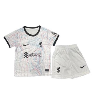 Liverpool Away Kids Kits Soccer Jersey Youth Football Shirts Children Uniforms 2022-2023