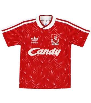 Liverpool Retro Red Soccer Jersey Mens Football Shirts 1989-1991