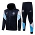 Manchester City Royal Blue Men's Football Hooded Jacket Soccer Tracksuit 2021-2022