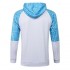 Manchester City White Soccer Hoodie Jacket Football Tracksuit Uniforms 2021-2022