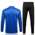 Manchester United Kids Blue Jacket Soccer Tracksuit Football Sportswear 2021-2022