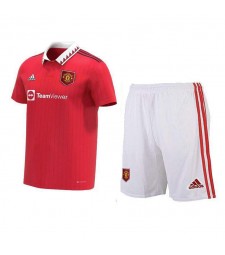 Manchester United Soccer Jersey Kids Kits Football Shirts Home Uniforms 2022-2023