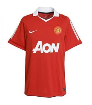 Manchester United Home Retro Soccer Jersey Maillot Match Mens Sportwear Football Shirt 2010-2011