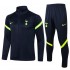Tottenham Hotspur Royal Blue High Neck Soccer Jacket Mens Football Tracksuit Uniforms 2021-2022