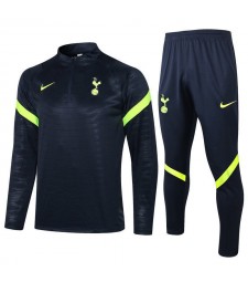 Tottenham Hotspur Royal Blue Men's Soccer Tracksuit Football Kit 2021-2022