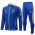 Boca Juniors Blue Men's Football Jacket Soccer Tracksuit 2021-2022