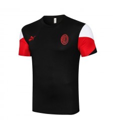 Maillots d'entraînement de football pour hommes AC Milan noir rouge blanc uniforme de football 2021-2022