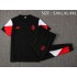 AC Milan Black Red White Men's Soccer Training Jerseys Football Uniform 2021-2022