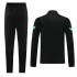 Inter Milan Black Green Soccer Jacket Men's Football Tracksuit Training 2021-2022