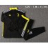 Juventus Black Yellow Men's Soccer Tracksuit Football Kit 2021-2022