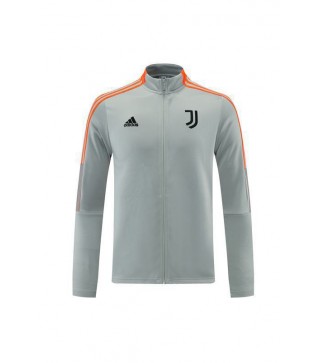 Juventus Gray Soccer Jacket Men's Football Tracksuit Training 2021-2022