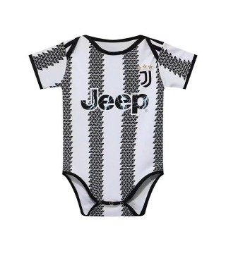 Juventus Home Baby Onesie Infant Soccer Jersey Toddler Football Shirts Jumpsuit 2022-2023