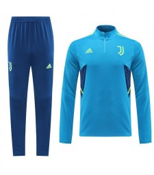 Ensemble de survêtement de football Juventus pour homme bleu vêtements d'entraînement de football 2022-2023